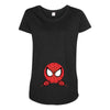 baby spiderman Maternity Scoop Neck T-shirt