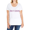 867 midnight Ladies Curvy T-Shirt