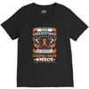 Never Underestimate The Strength Of A Leukemia Cancer Warrior V-Neck Tee