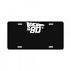 back to the 80's, funny retro License Plate