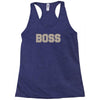 boss funny Racerback Tank