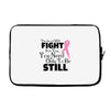 the lord will fight for you, you need only to be still Laptop sleeve