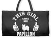 This Girl Loves Her Papillo Weekender Totes