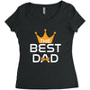 The Best Dad Women's Triblend Scoop T-shirt