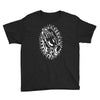 praying hands cross mary rock band baseball jersey Youth Tee