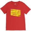 danger danger friend zone funny slogan V-Neck Tee