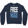 funny t shirts free hugs adult Crewneck Sweatshirt