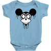 skull mickey cartoon Baby Bodysuit
