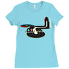 pedestrians vectorized Ladies Fitted T-Shirt