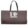 i love m&ouml;pse funny Weekender Totes