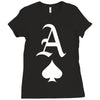 ace of spades (2) Ladies Fitted T-Shirt