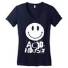 acid house Women's V-Neck T-Shirt