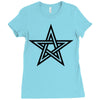 pentagram 2 Ladies Fitted T-Shirt