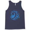 bass clef in blue Tank Top