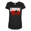 doomy and groovy Maternity Scoop Neck T-shirt