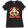 santa's gym Ladies Fitted T-Shirt