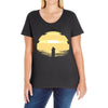 two rogues at the end of the world Ladies Curvy T-Shirt