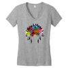 native american Women's V-Neck T-Shirt