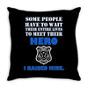 police officers dad Throw Pillow