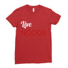 live noods Ladies Fitted T-Shirt