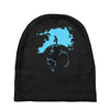 water planet global warming world ocean banksy nature graphic Baby Beanies