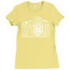 photographer camera Ladies Fitted T-Shirt