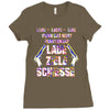 lade ziele schiesse2 Ladies Fitted T-Shirt
