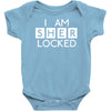 i am sher locked Baby Onesie