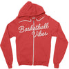 basketball vibes Zipper Hoodie
