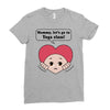 Mommy, Let's Go to Yoga Class! Ladies Fitted T-Shirt