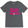my cat doesn't like you V-Neck Tee