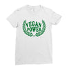 Vegan Power Ladies Fitted T-Shirt