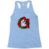 christmas wreath bluebie bust by bluekazenate Racerback Tank