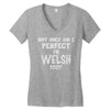 perfect welsh Women's V-Neck T-Shirt