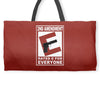 second amendment rated e for everyone Weekender Totes