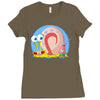 opposite day Ladies Fitted T-Shirt