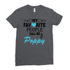 my favorite people call me poppy Ladies Fitted T-Shirt