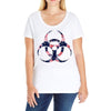 floral hazard Ladies Curvy T-Shirt