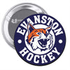 evanston hockey Pin-back button