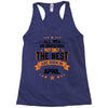 All Men Created Equal But The Best Born In April Racerback Tank