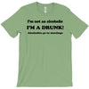 im not an alcoholic im a drunk t shirt x large funny beer pong keg par T-Shirt