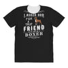 true friend (boxer) All Over Women's T-shirt
