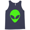 uomo alieno ufo stampa verde fluo divertente mitiche Tank Top