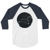 Leo Zodiac Sign Minimal Design 3/4 Sleeve Shirt