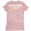 September Girl Facts Virgo Ladies Fitted T-Shirt