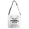 vintage 1956 a star was born aged perfection Adjustable Strap Totes