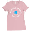 never trust an atom they make up everything Ladies Fitted T-Shirt