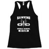hawking av club middle school Racerback Tank