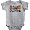 pizza is my valentine 4 Baby Bodysuit