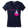 lil monsters Women's V-Neck T-Shirt
